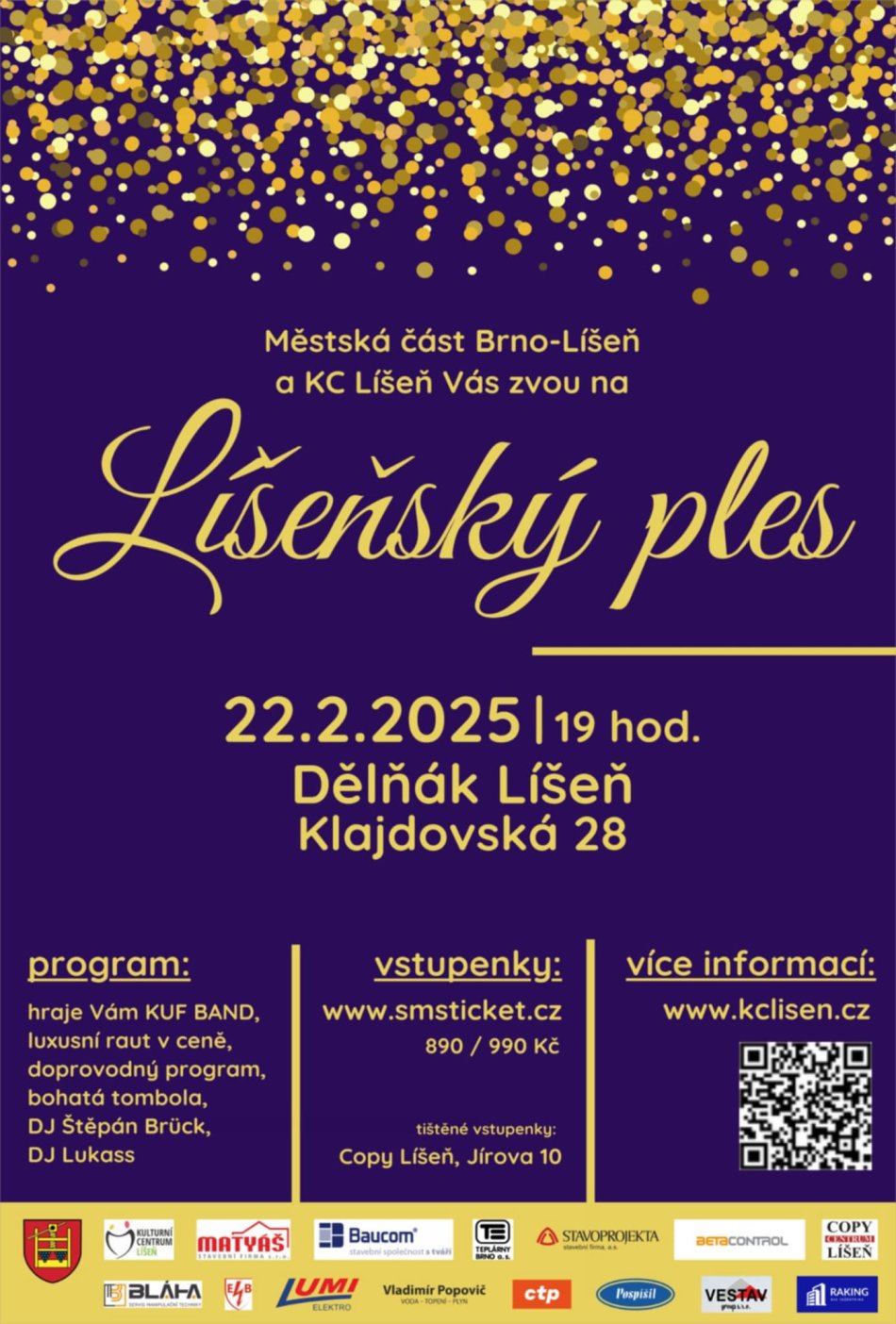 Líšeňský ples 2025